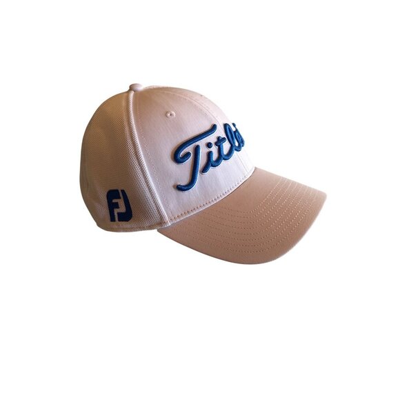 Titleist Pro White Golf Hat S/M Adjustable Lightweight & Breathable Design - Picture 2 of 5
